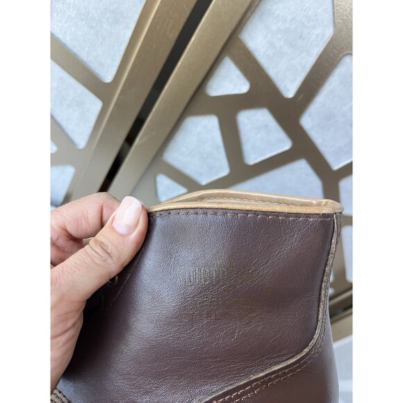 Kingtreads CSA Men Work boots Leather Brown steel toe Sole Sz 9.5 Class Grade 1 - Picture 10 of 14